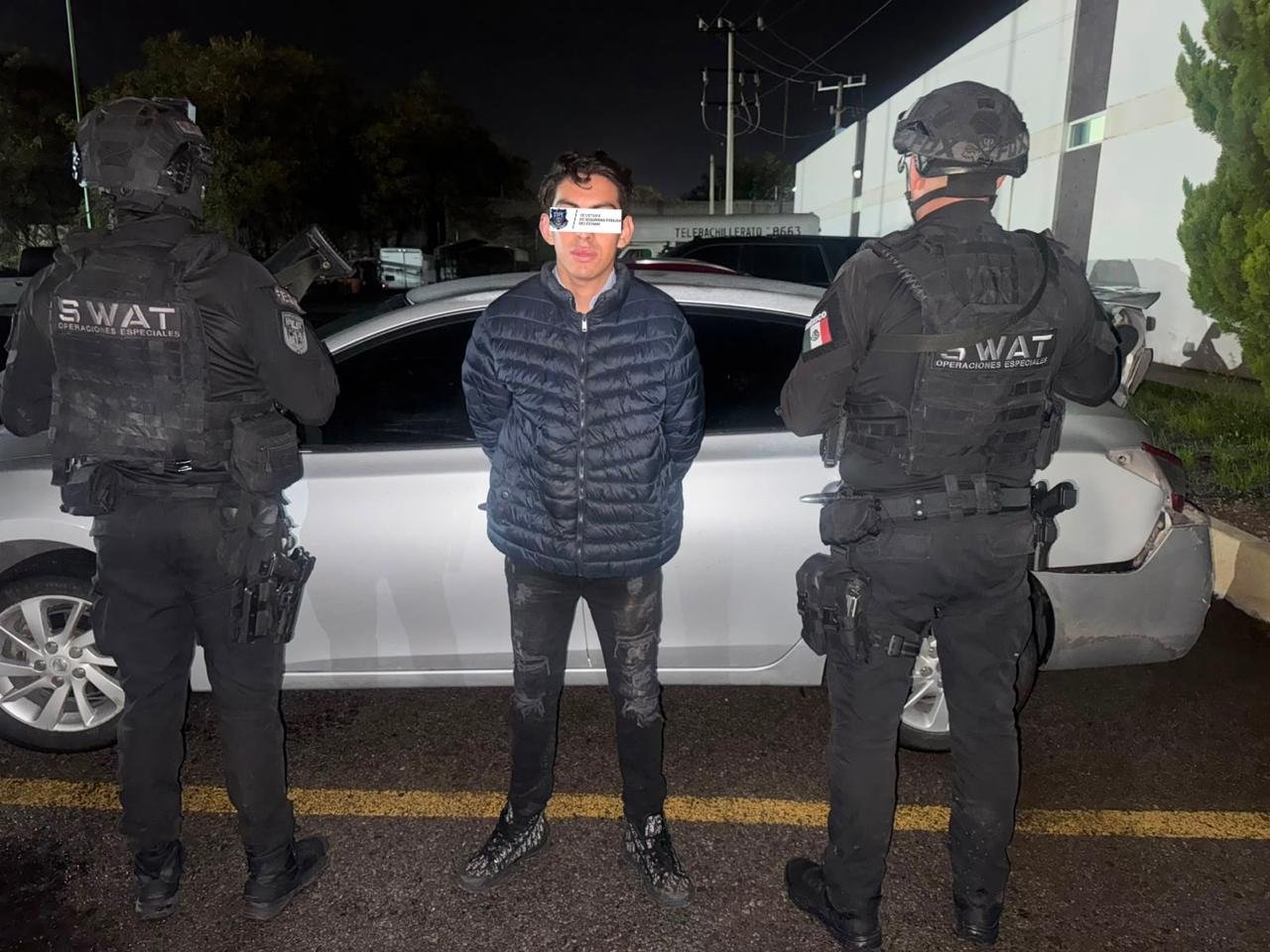 Arresta SSPE a sujeto con droga en Cuauhtémoc, intentó fugarse