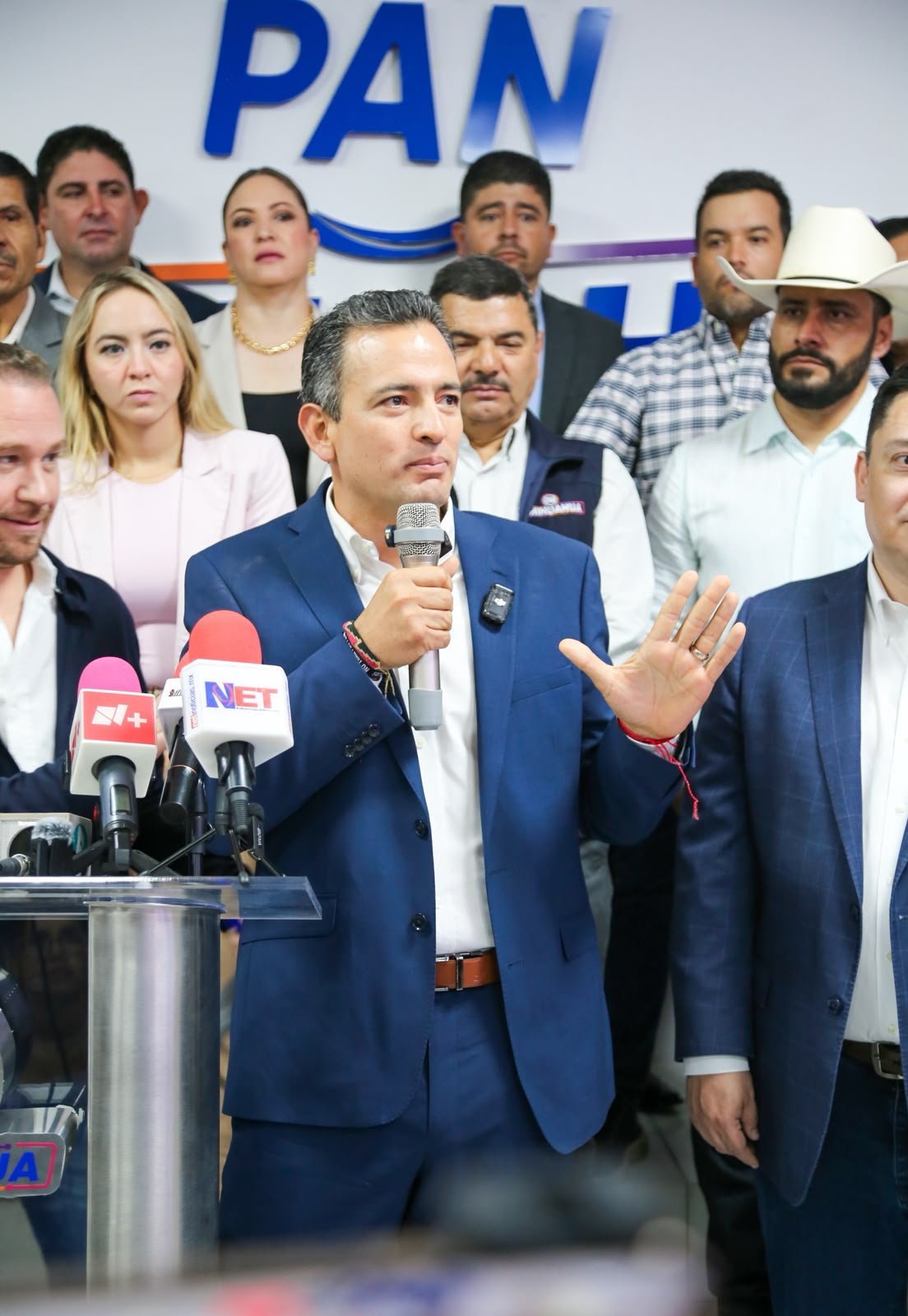 Asegura Bonilla que disputa interna de Morena favorece al PAN rumbo al 2027