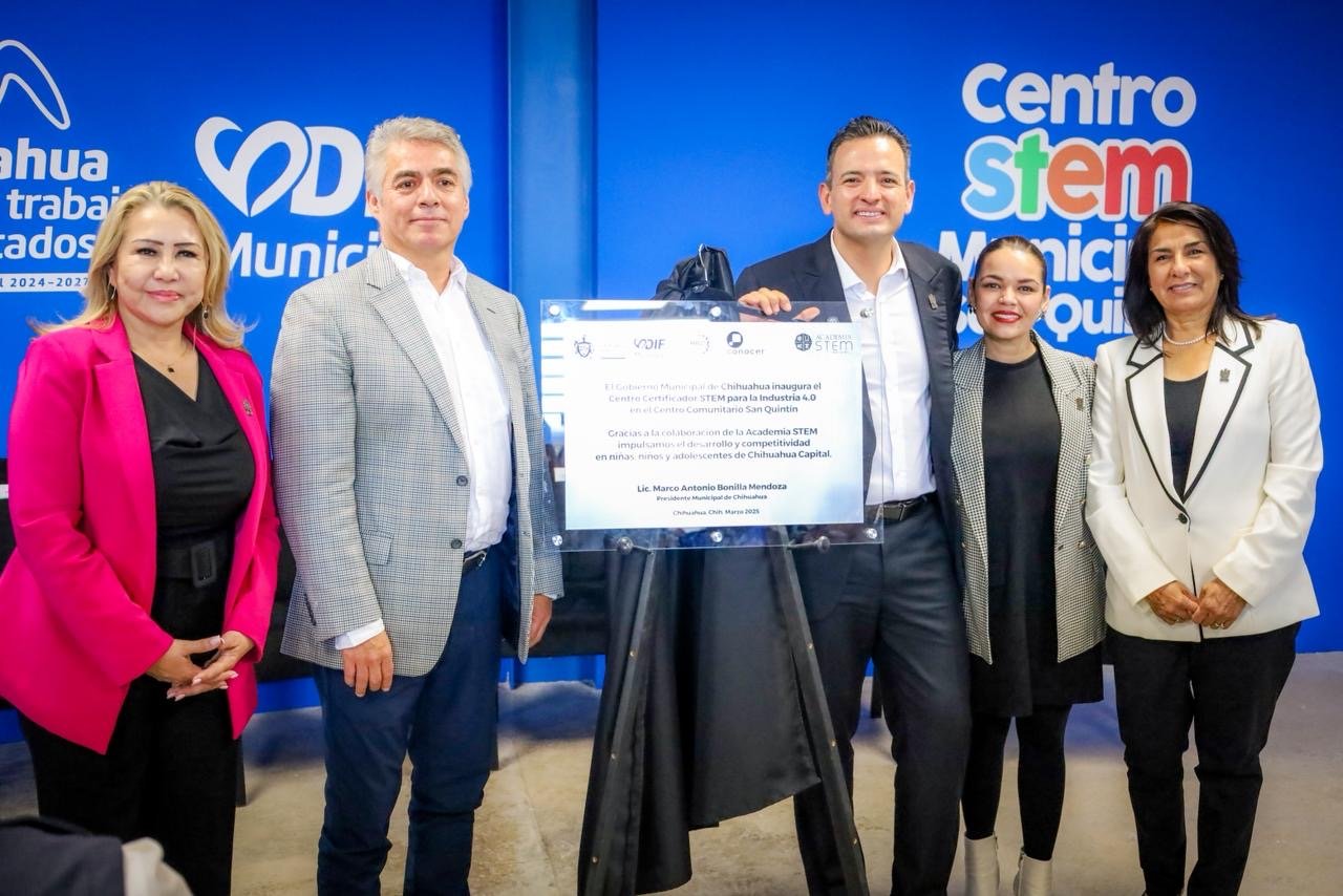 Con Centros STEM, Marco Bonilla prepara a la niñez de Chihuahua para el futuro