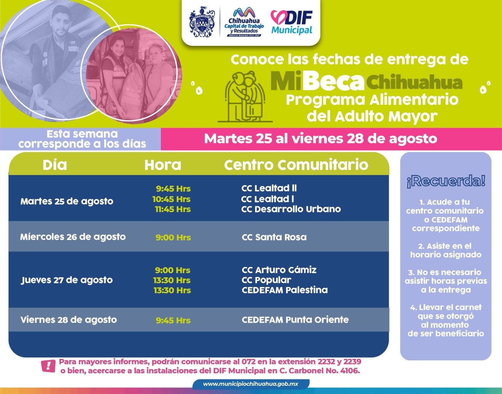 Conoce el calendario de entrega de las becas PAAM del 25 al 28 de agosto