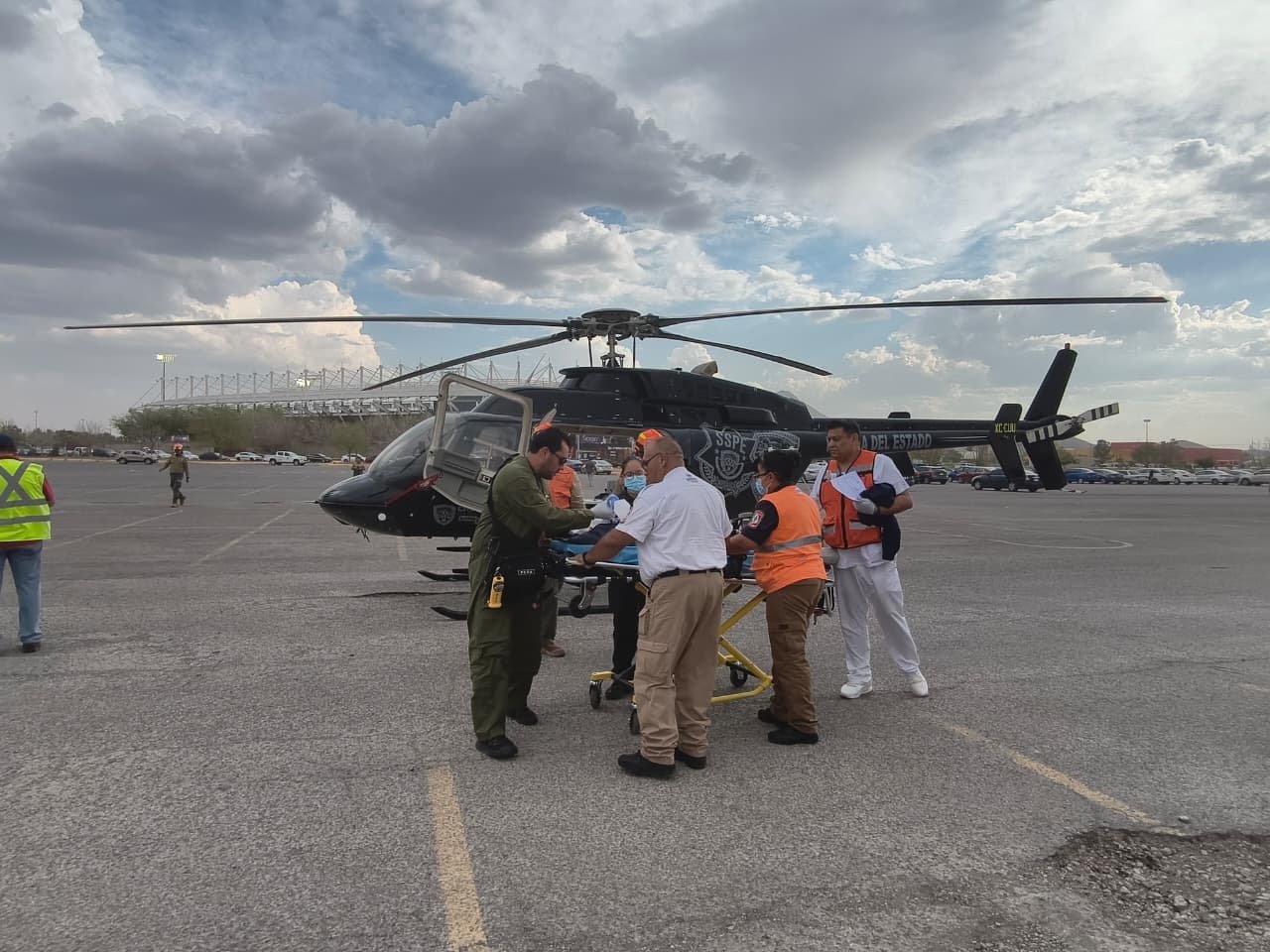 Realizan operativo aeromédico para salvar la vida de un recién nacido en Guachochi