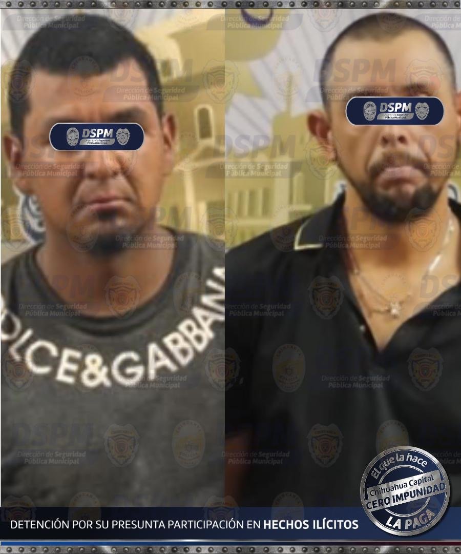 Detiene Policía Municipal a dos hombres con presunta droga en diferentes intervenciones