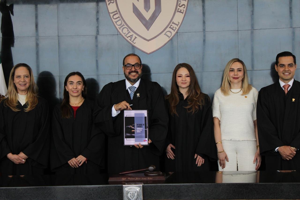 Tribunal de Disciplina Judicial integra su primer Informe de Labores