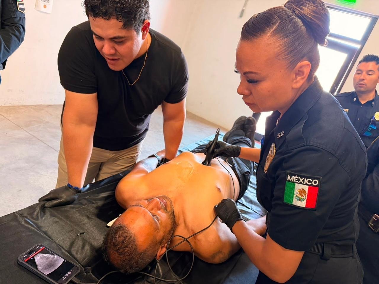 Capacitan a policías y bomberos de la DSPM en atención de trauma toracoabdominal