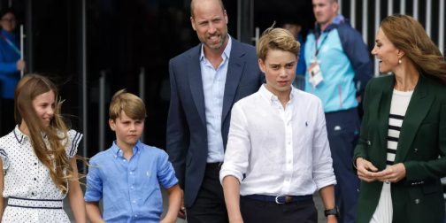 William y Kate tienen una salida familiar con George, Charlotte y Louis en los Juegos de la Commonwealth