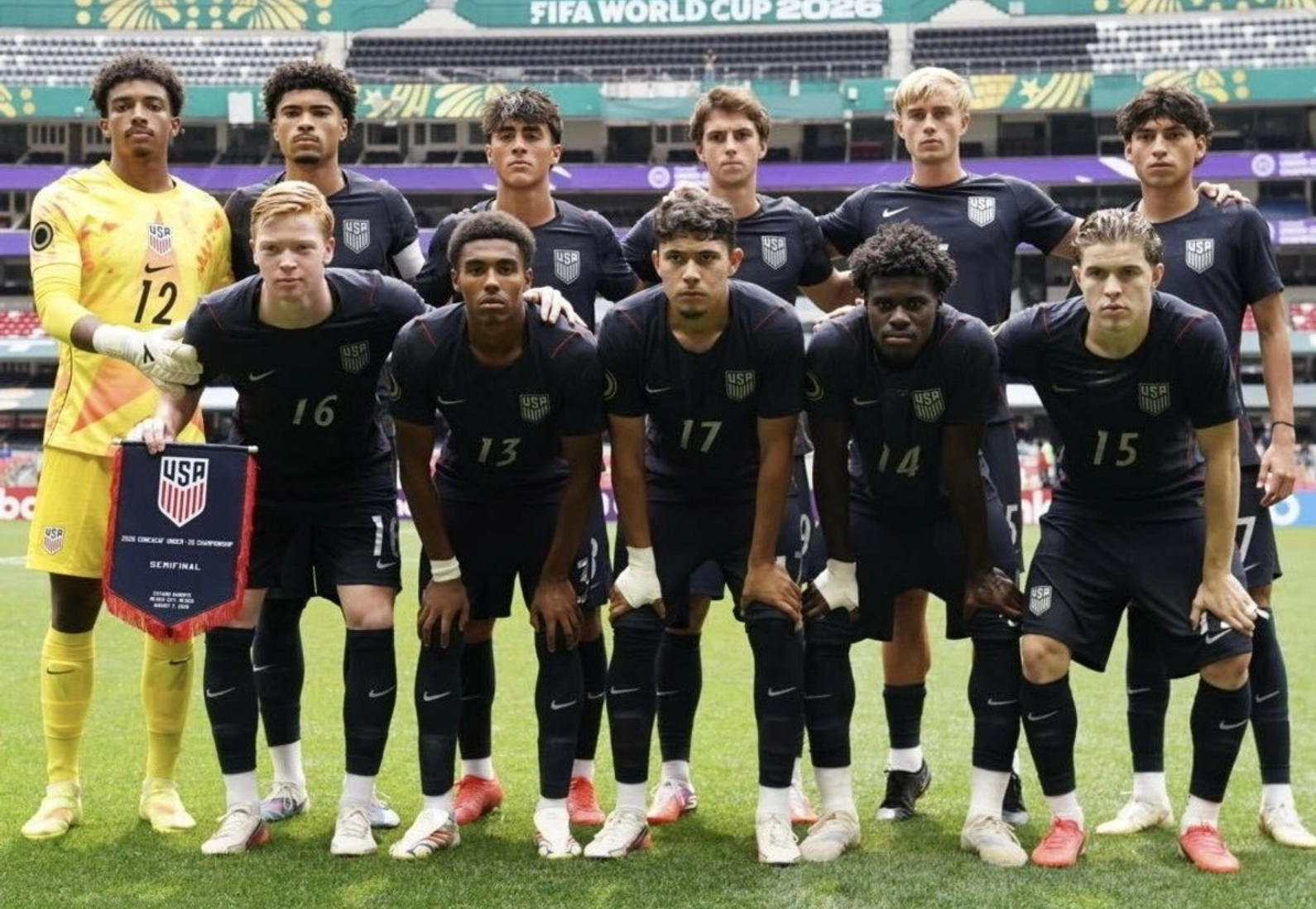 EU derrotó a Costa Rica en el estadio Azteca y avanzó a la final preolímpica sub-20 de la Concacaf