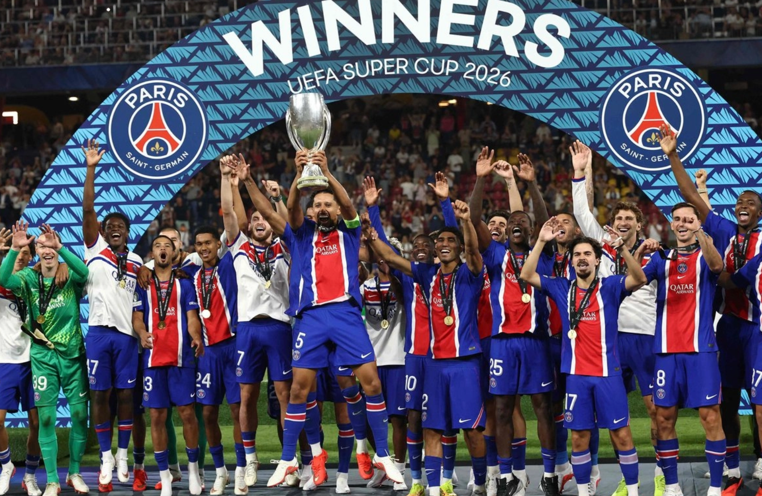 El PSG abre su temporada repitiendo como supercampeón de Europa