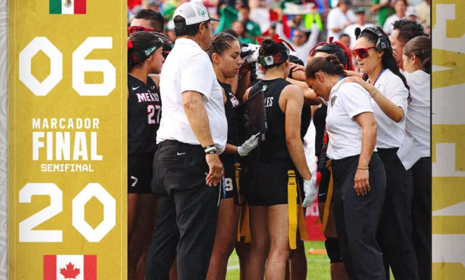 Equipo femenil de flag football busca pase olímpico ante Gran Bretaña tras caer en semifinales del Mundial