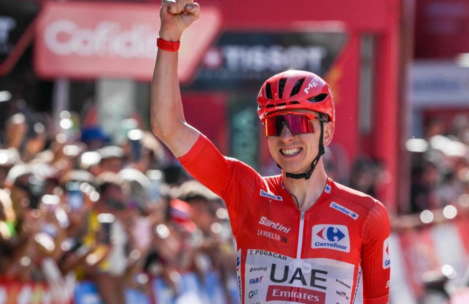 Tadej Pogacar conquista la cuarta etapa de la Vuelta a España 
