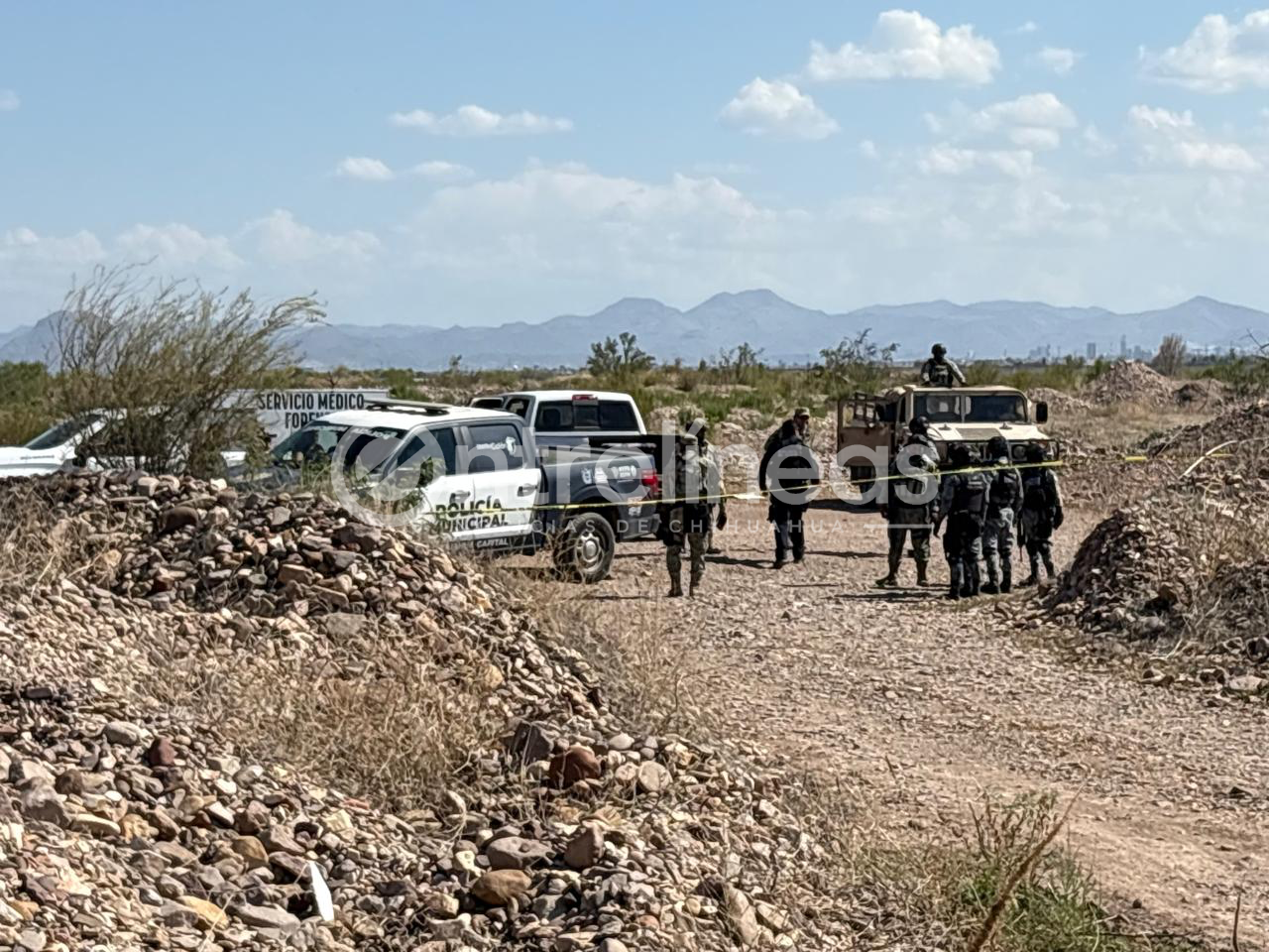 Localizan restos óseos entre grava y basura en Cumbres de Sacramento