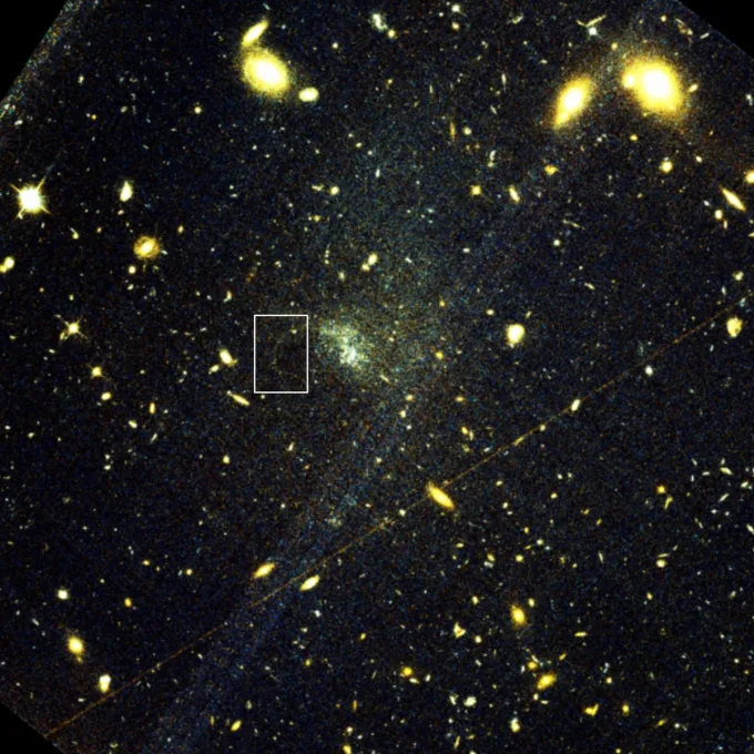 Un rastro cósmico minúsculo lleva a los astrónomos a un descubrimiento en otra galaxia