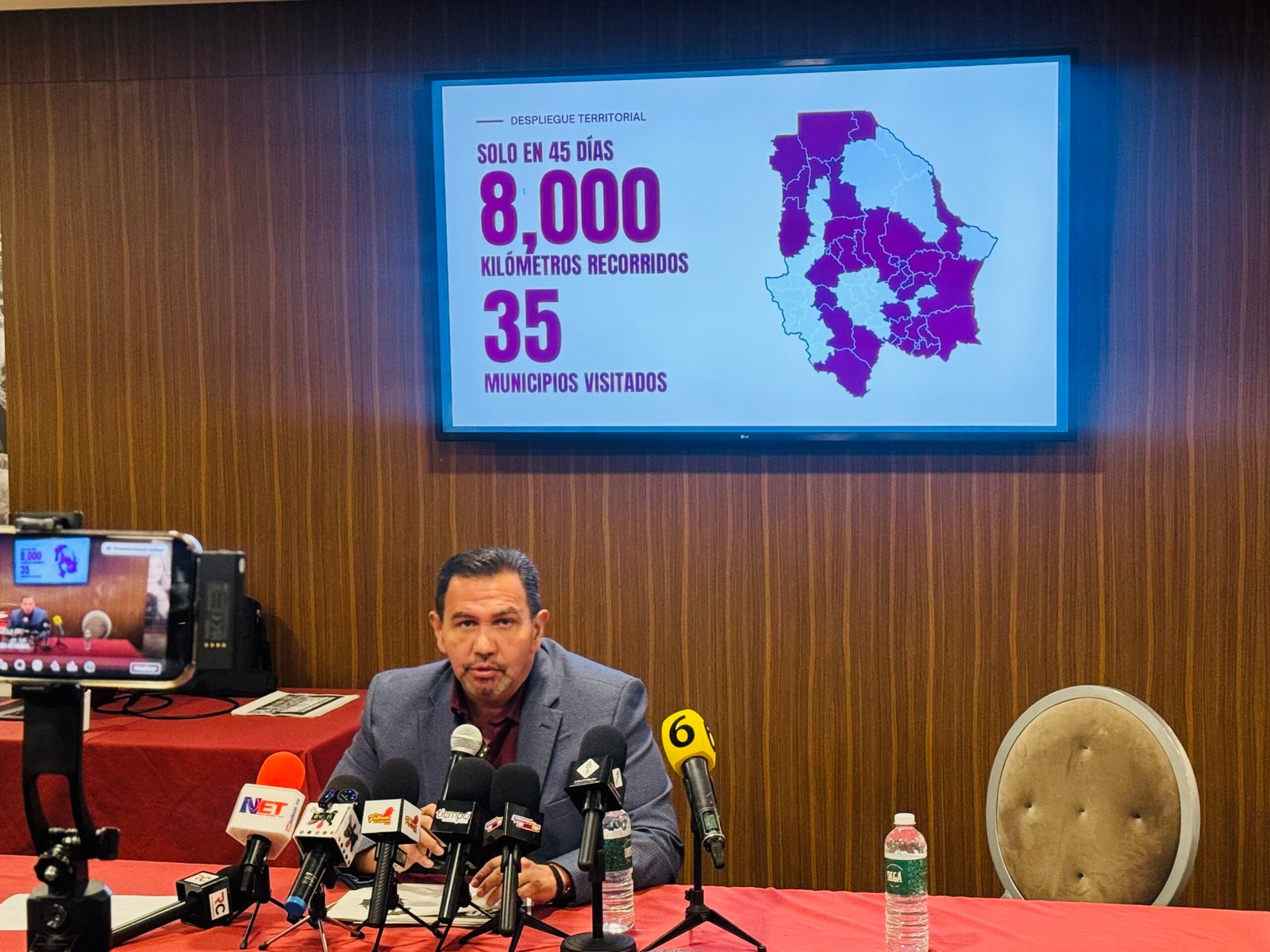 Mi lucha no es por el poder, es para traer la 4T a Chihuahua y acabar con el divorcio Estado-Federación: Cruz Pérez Cuéllar