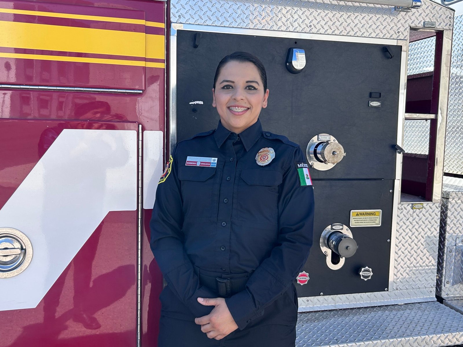 Servir, ayudar y dejar huella: la historia de Jessyca en Bomberos