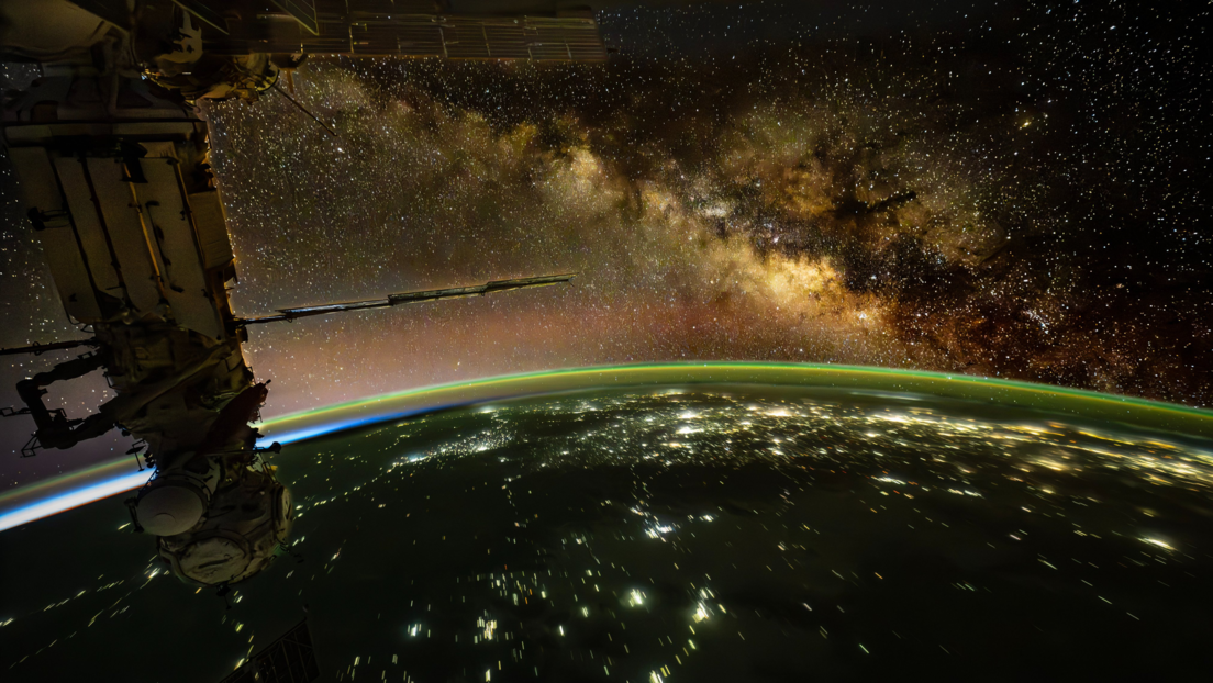 Astronauta de la NASA capta una deslumbrante imagen de la Vía Láctea