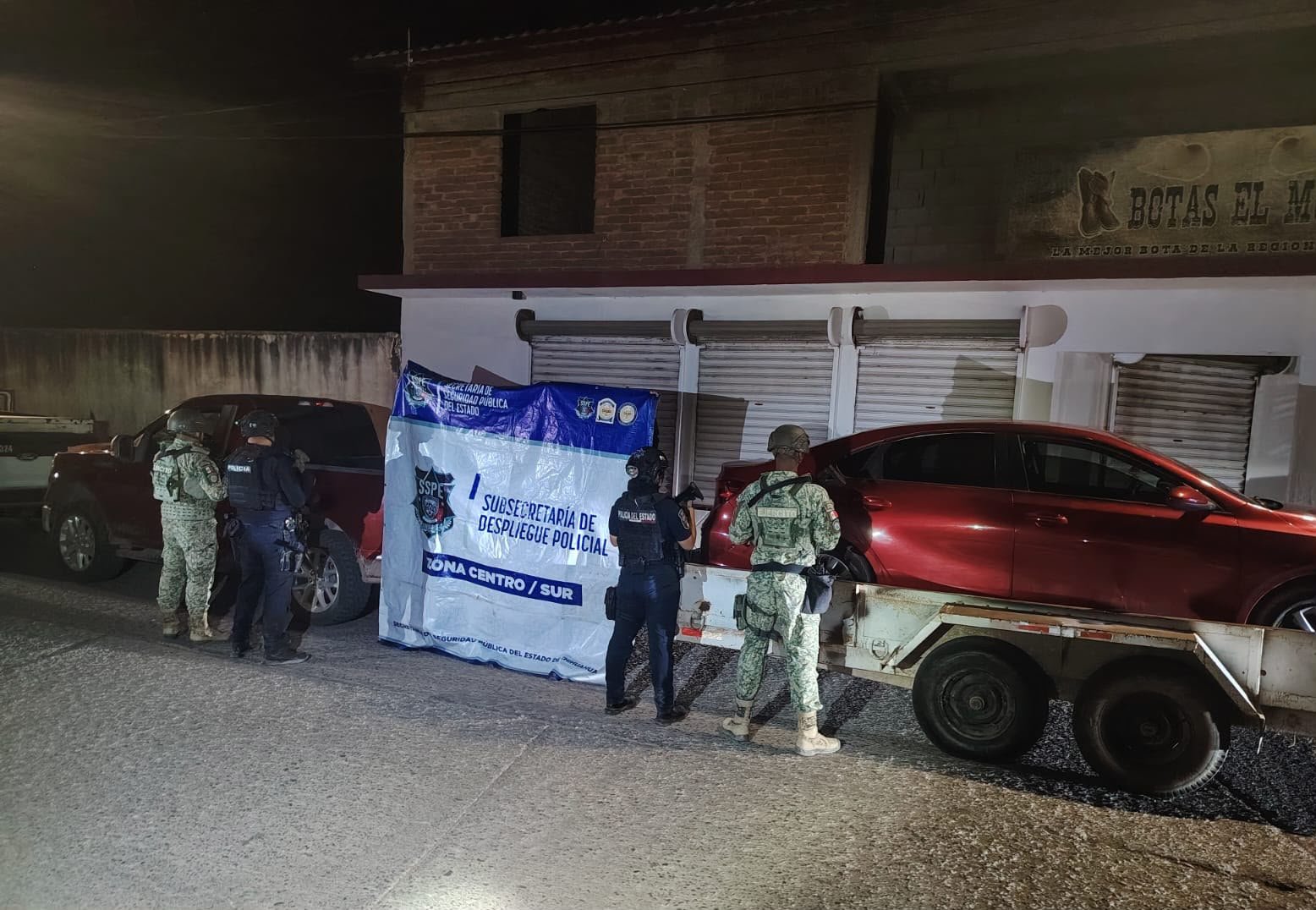 Aseguran vehículos con reporte de robo en operativo desplegado en Aldama