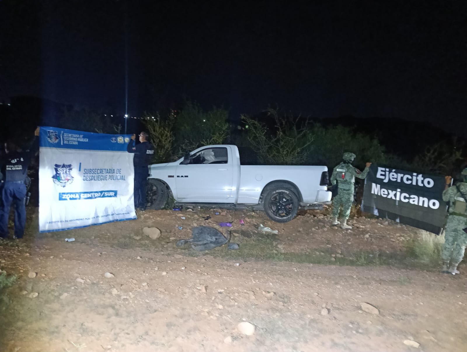 Clausuran toma clandestina en Chihuahua, aseguran vehículo con herramientas