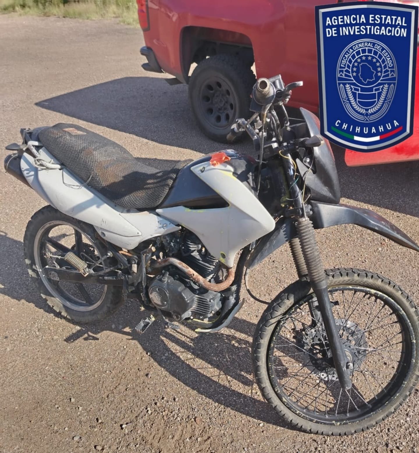 Recupera AEI motocicleta robada en Parral