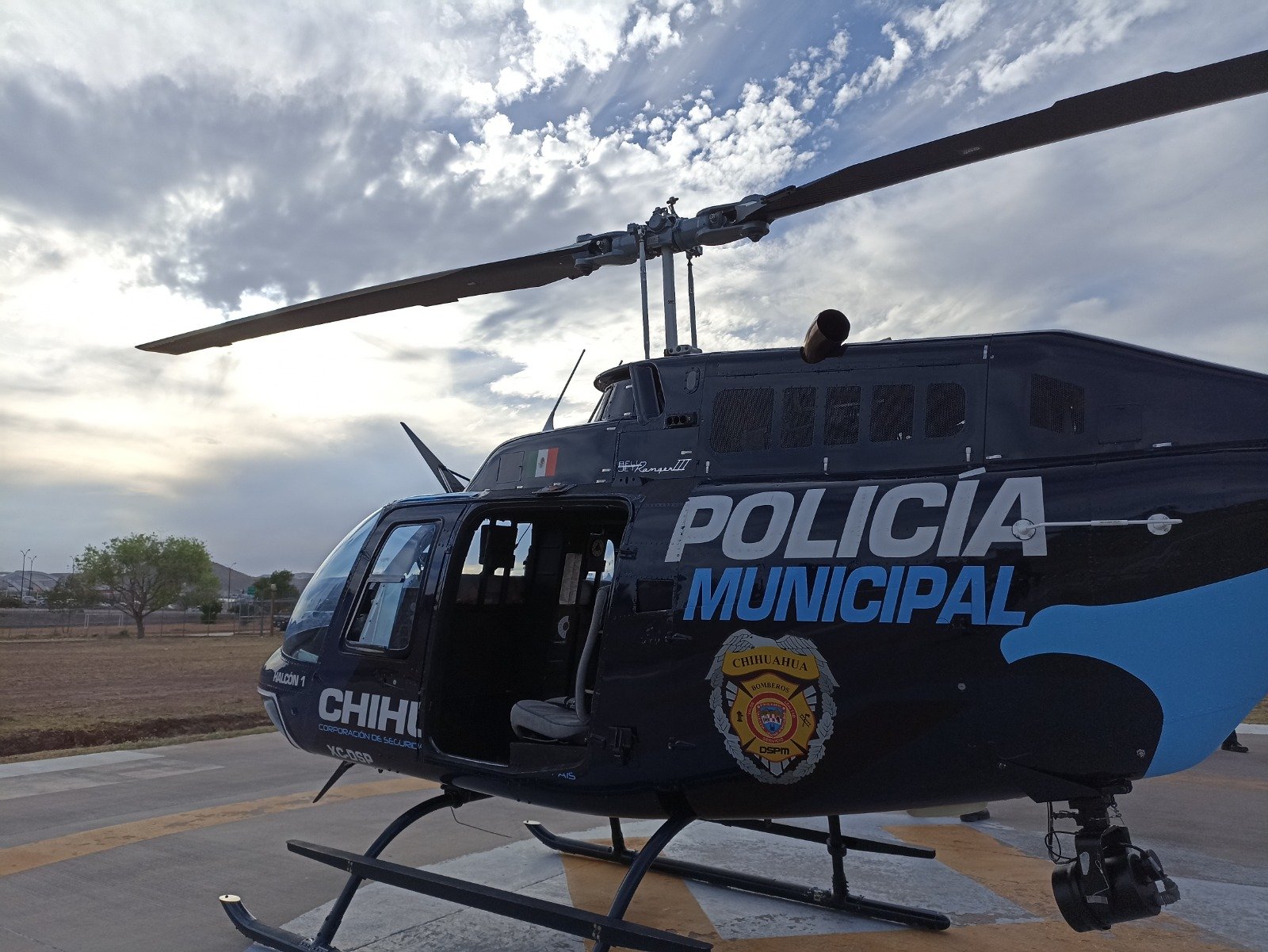 Mantiene Policía Municipal operaciones aéreas con Halcón 1 a 24 años de su incorporación
