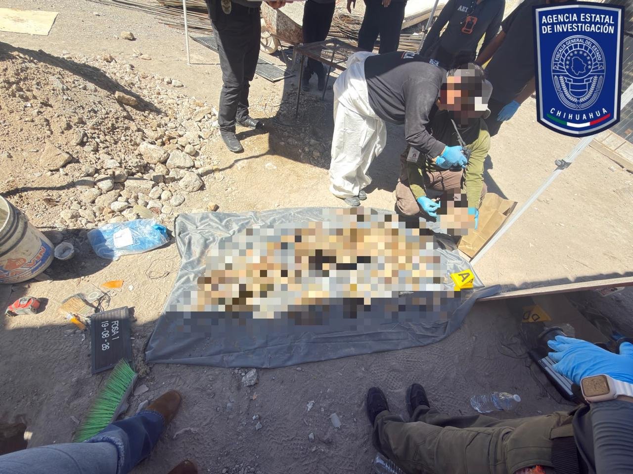 Localiza FGE Norte tres osamentas durante cateo en domicilio de la colonia Adolfo López Mateos