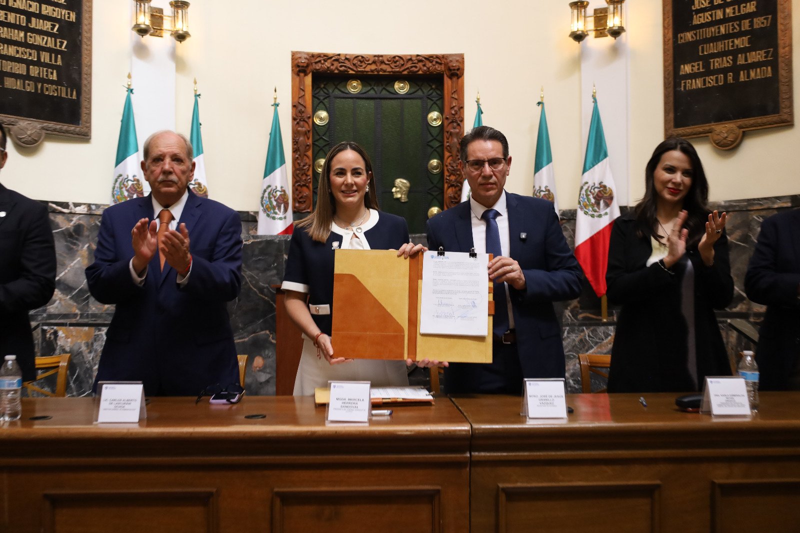 Firman TSJ y Hacienda convenio para uso del Padrón Estatal de Proveedores
