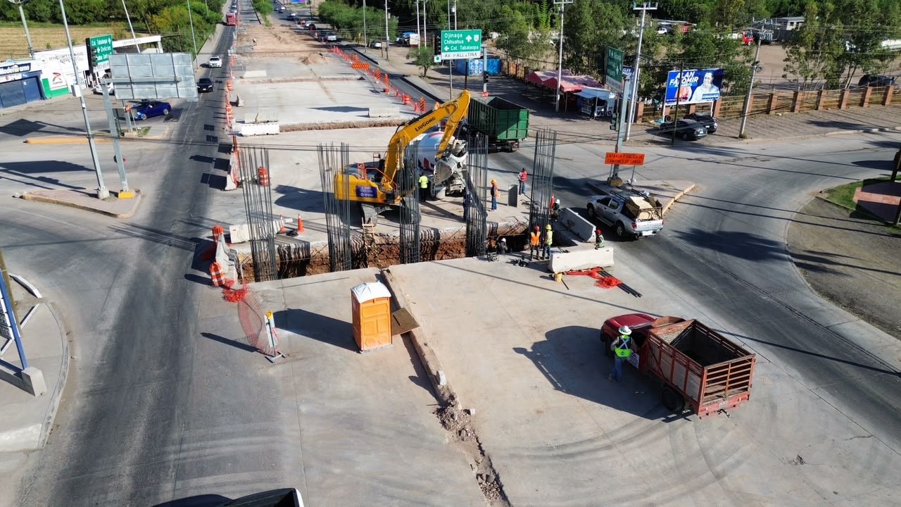 Informa SCOP sobre rutas alternas por trabajos del Paso Superior en avenida Palestina