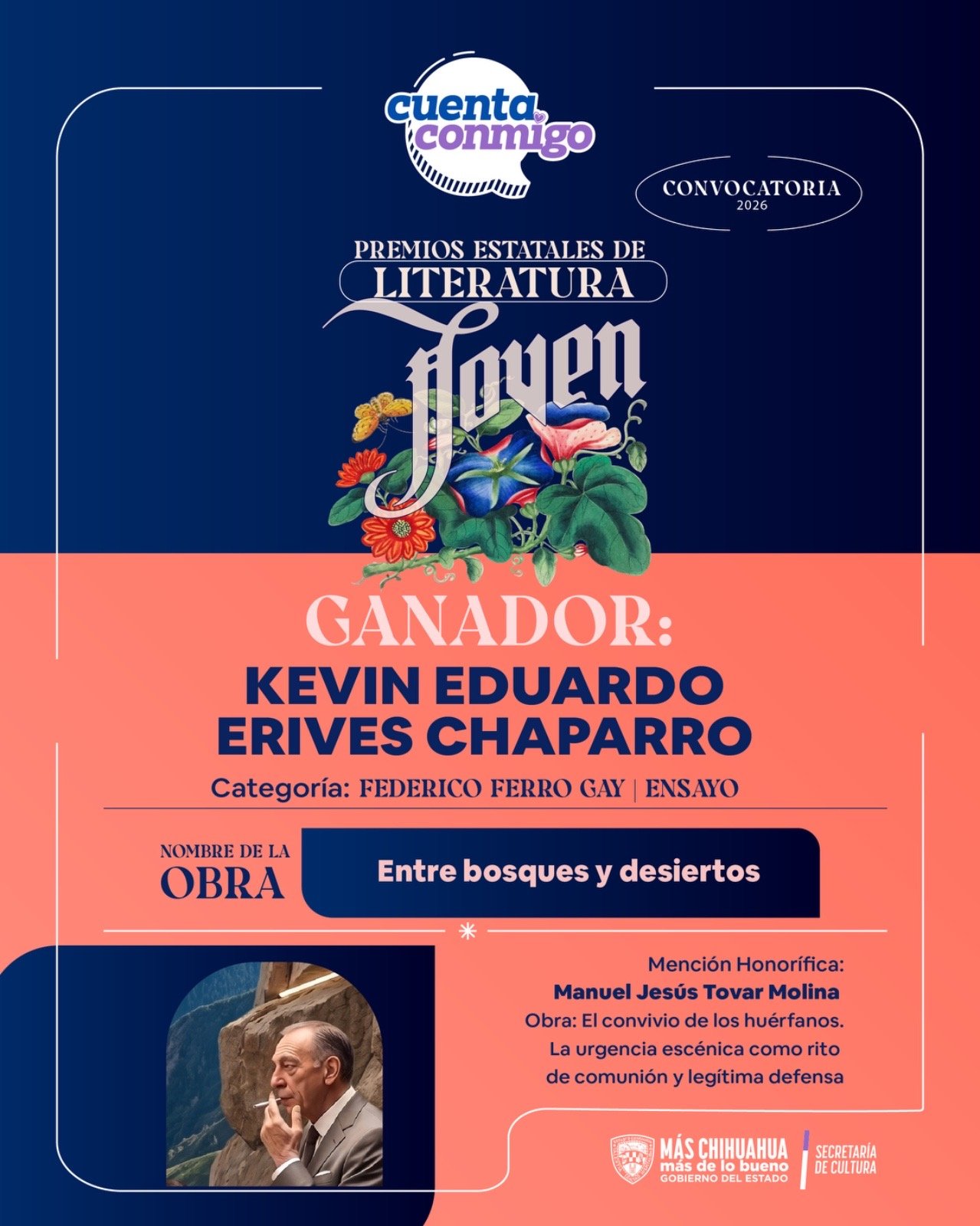 Anuncia Secretaría de Cultura ganadores de los Premios de Literatura Joven 2026