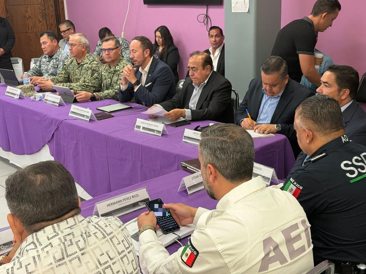 Recibe FEM Mesa de Seguridad y Justicia de Ciudad Juárez