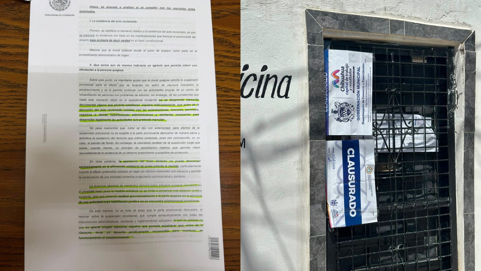 Juzgado niega suspensión a centro IMAACH por no acreditar permisos municipales