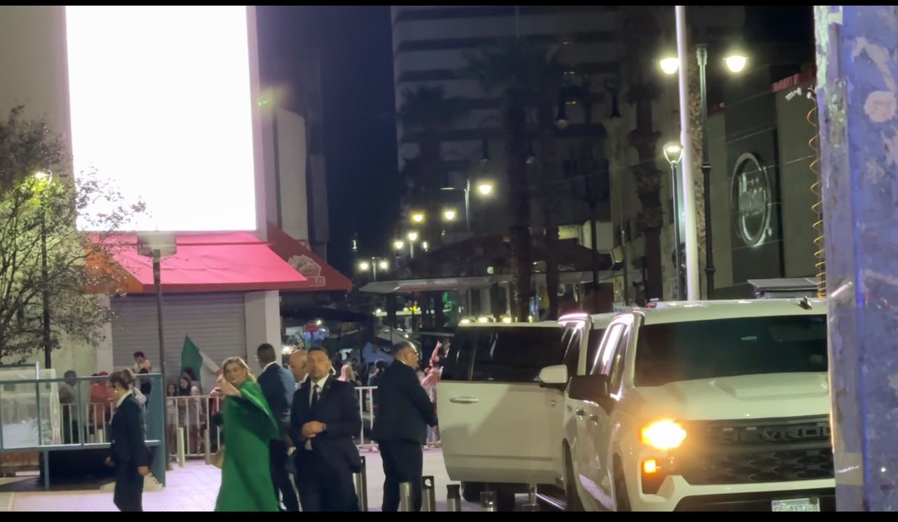 Llega Maru Campos a Palacio de Gobierno para el Grito de Independencia