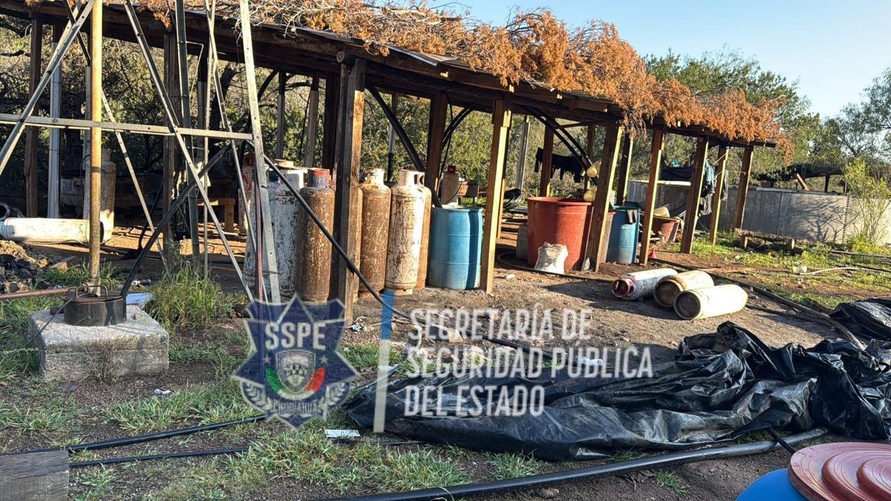 Desmantela SSPE narcolaboratorio en Las Lajas; fabricaban metanfetaminas y fentanilo