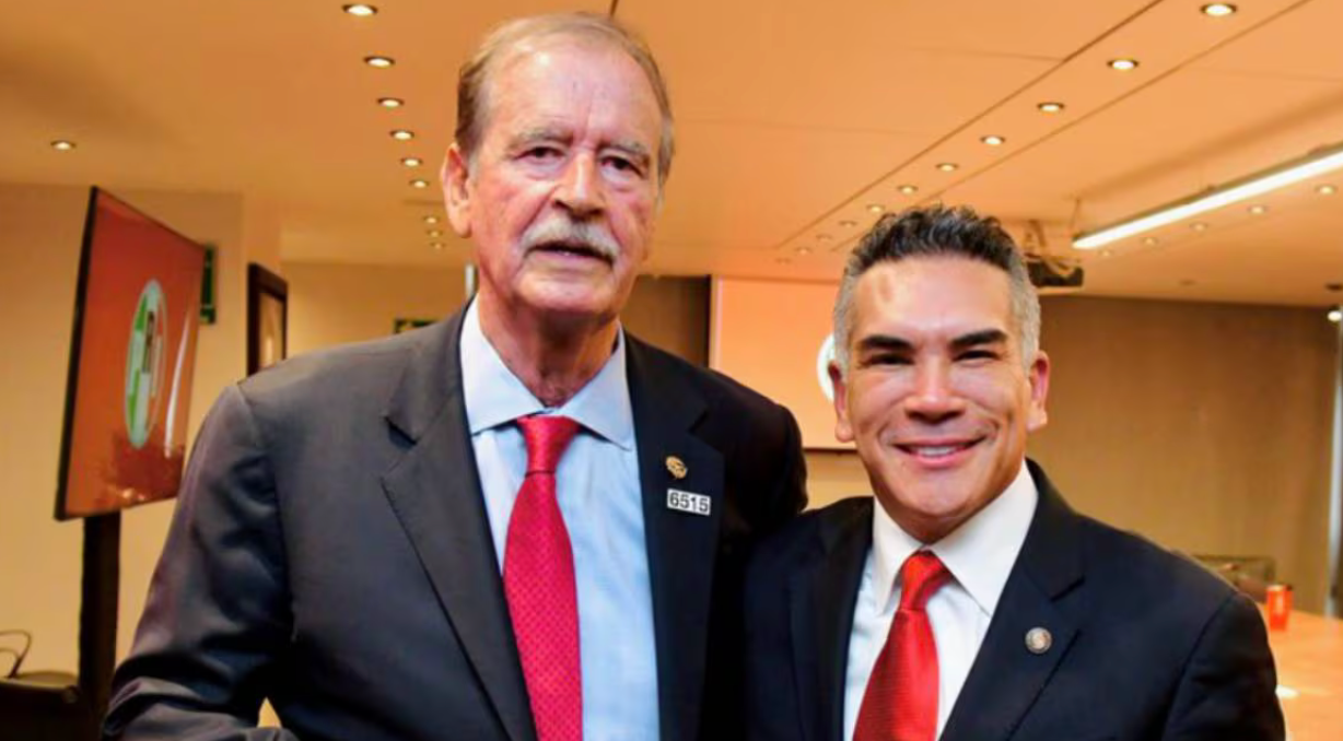 Alejandro Moreno se reúne con Vicente Fox y Juan Carlos Romero Hicks