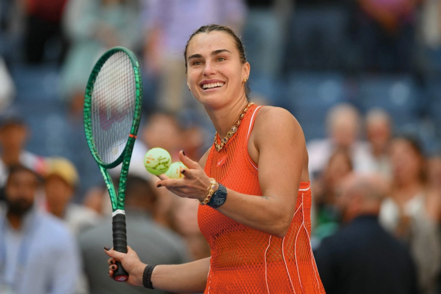 Arnya Sabalenka avanza semifinales del Abierto de EU tras vencer a Linda Noskova