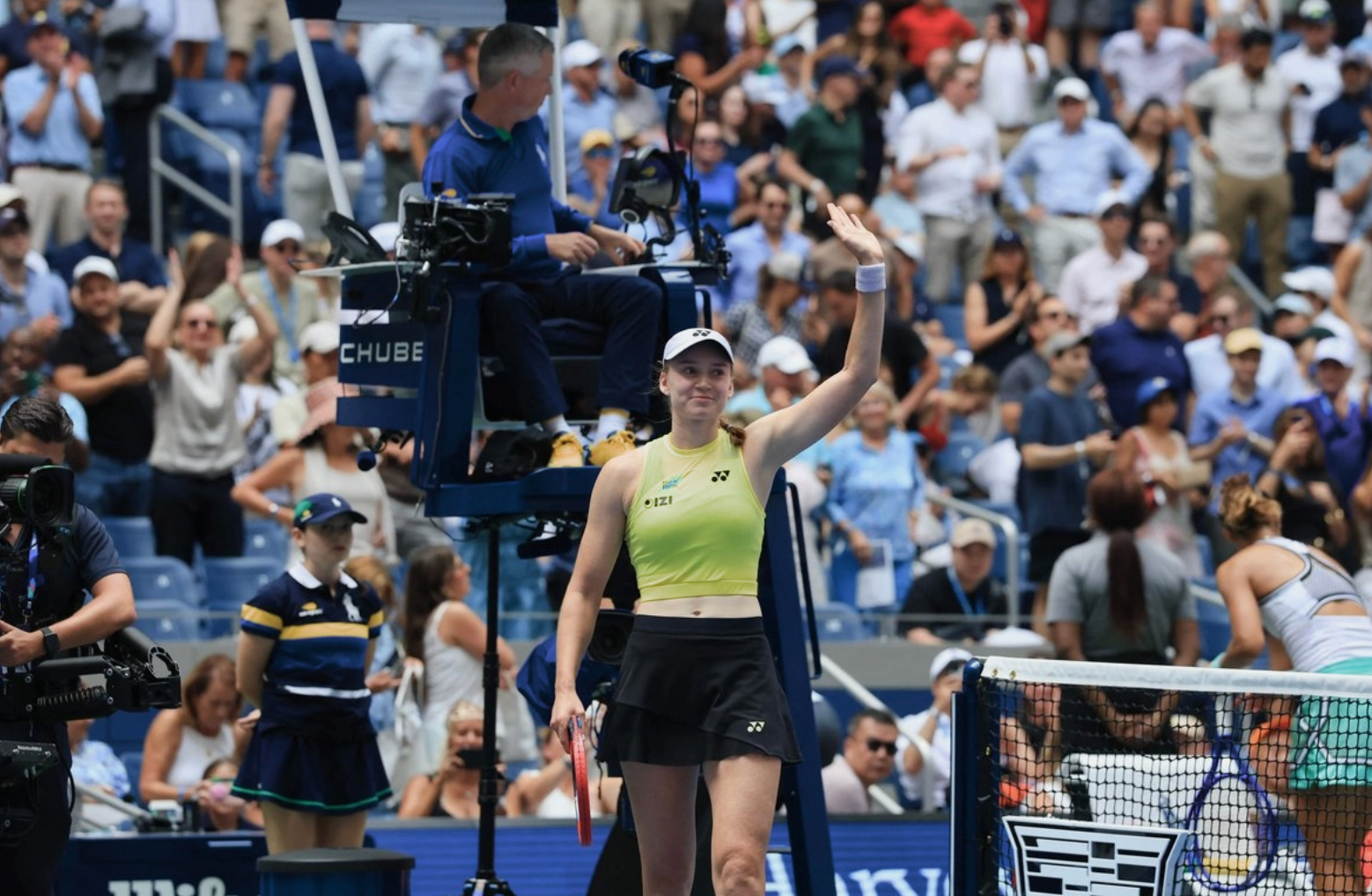 Elena Rybakina, rumbo a las semifinales del Abierto de EU y a la cima del ‘ranking’ de tenis femenino