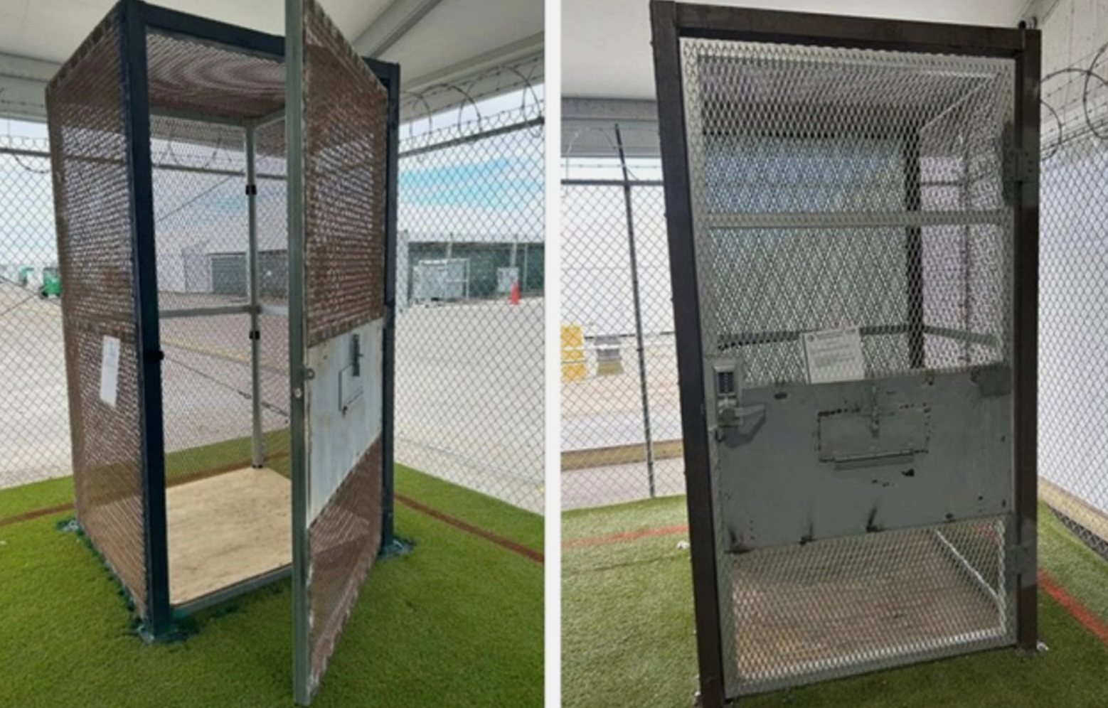 Migrantes detenidos recibieron trato inhumano confinados en pequeñas jaulas del “Alligator Alcatraz”