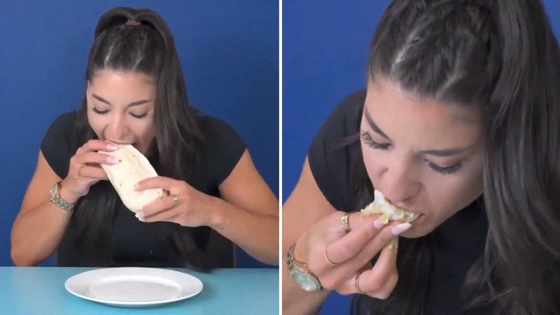 Mujer británica se comió un burrito en solo 30.75 segundos y logró un Récord Guinness