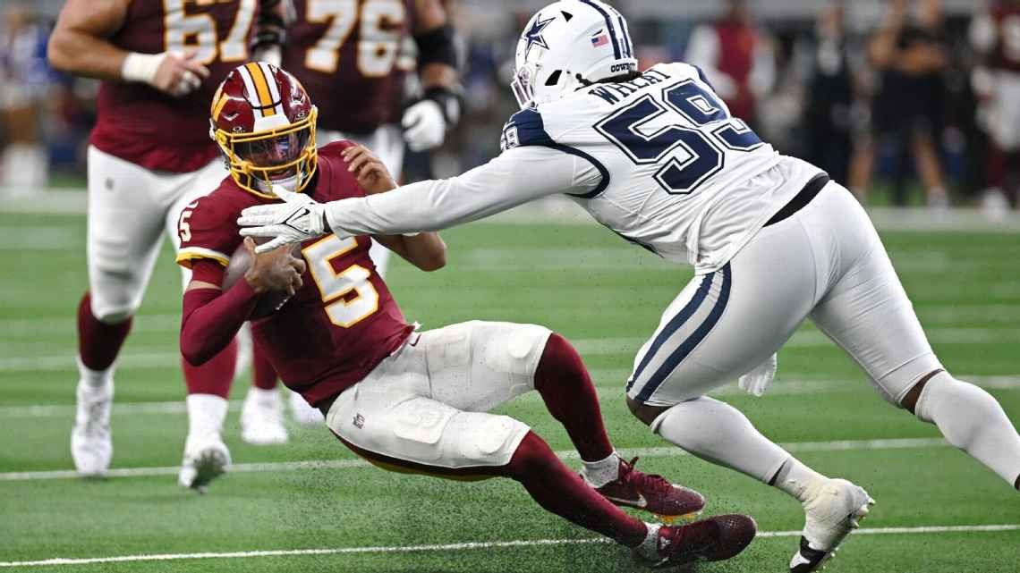 Washington Commanders desconocen el tiempo que estará de baja su QB Jayden Daniels