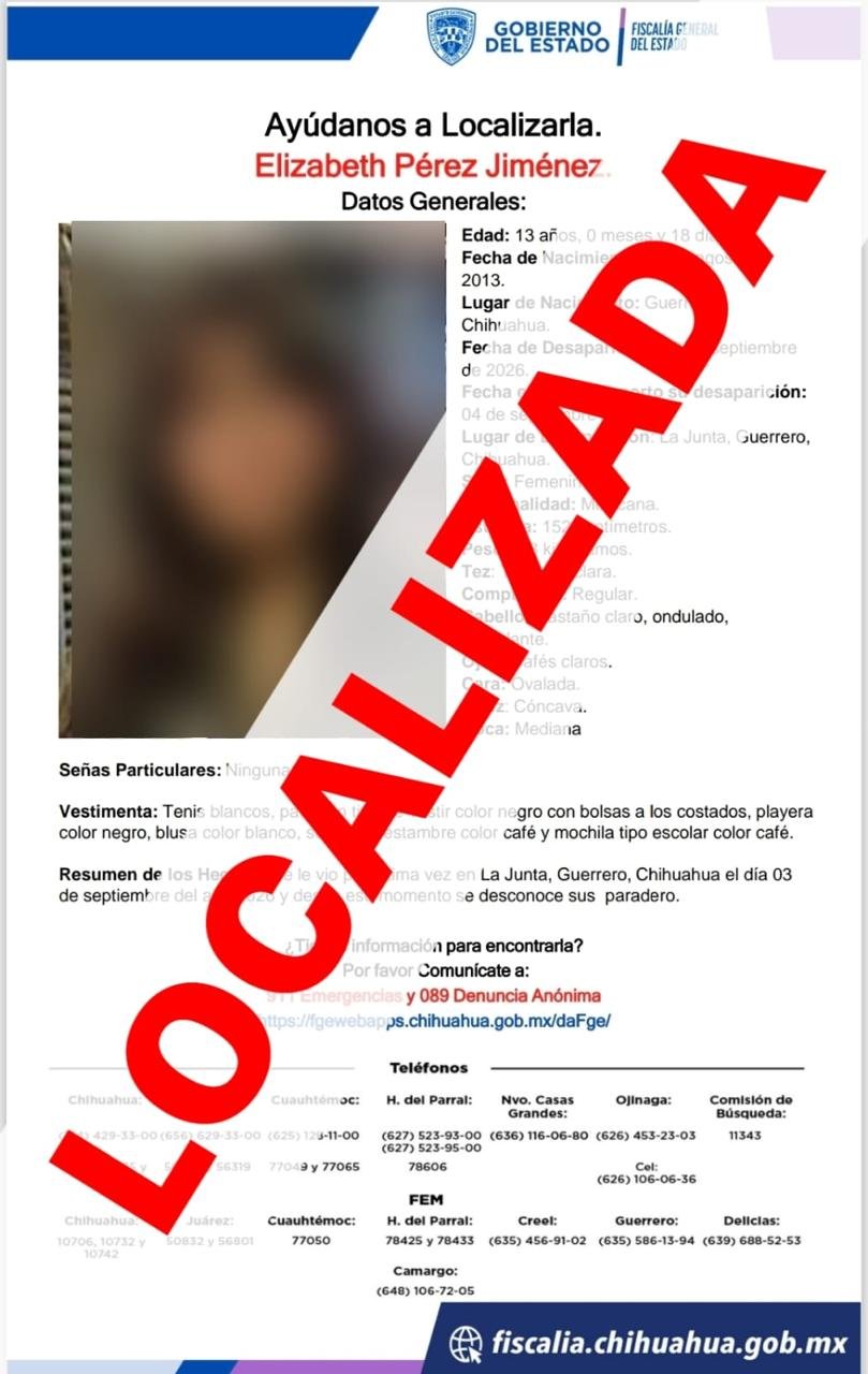 Localiza Fiscalía Occidente a tres personas con reporte de ausencia