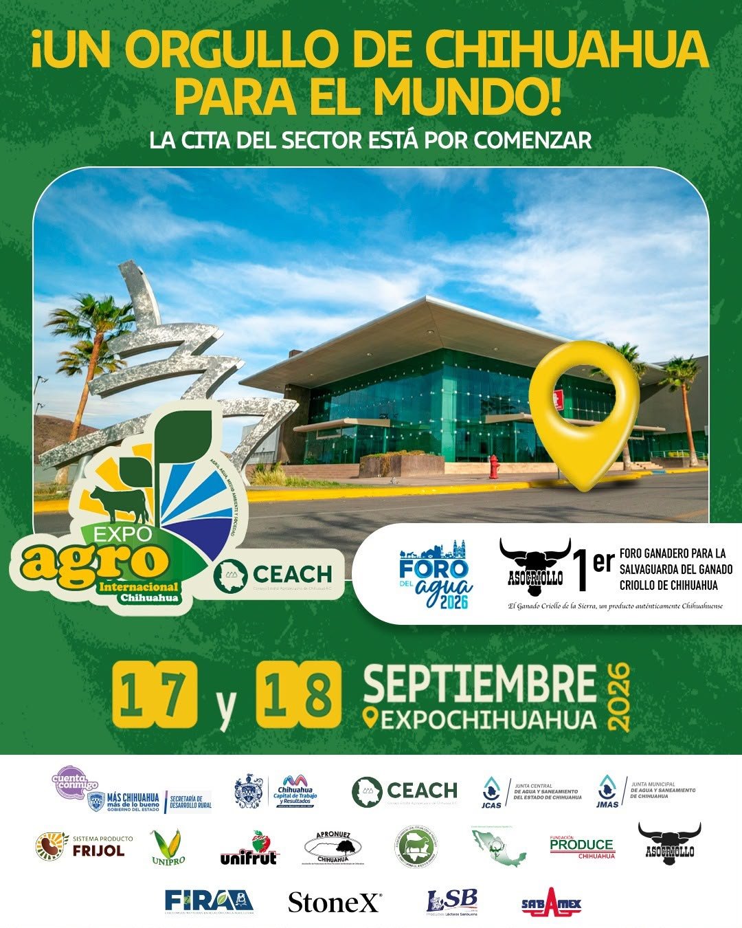 Todo listo para Expo Agro Internacional Chihuahua 2026; conferencias y negocios marcarán la agenda