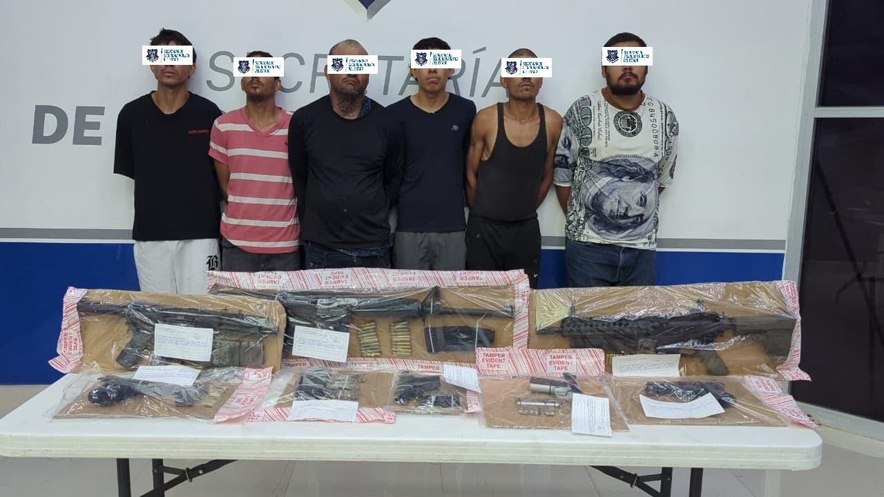 Rescata SSPE dos personas y asegura 7 armas en Juárez