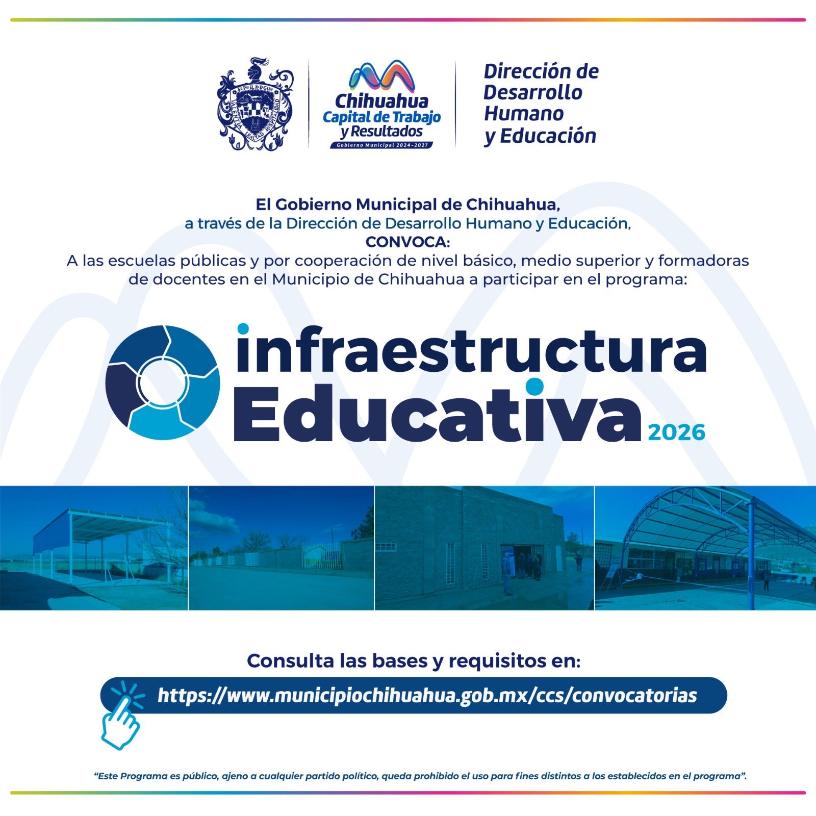 Queda una semana para registrarte en los Programas “Infraestructura Educativa” y “Escuelas Competitivas”