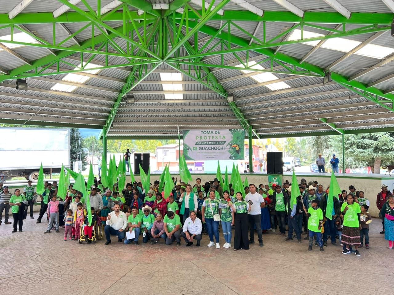 “El Verde llega para abrir camino y sembrar futuro”: PVEM le toma protesta a su nuevo Comité Municipal en Guachochi