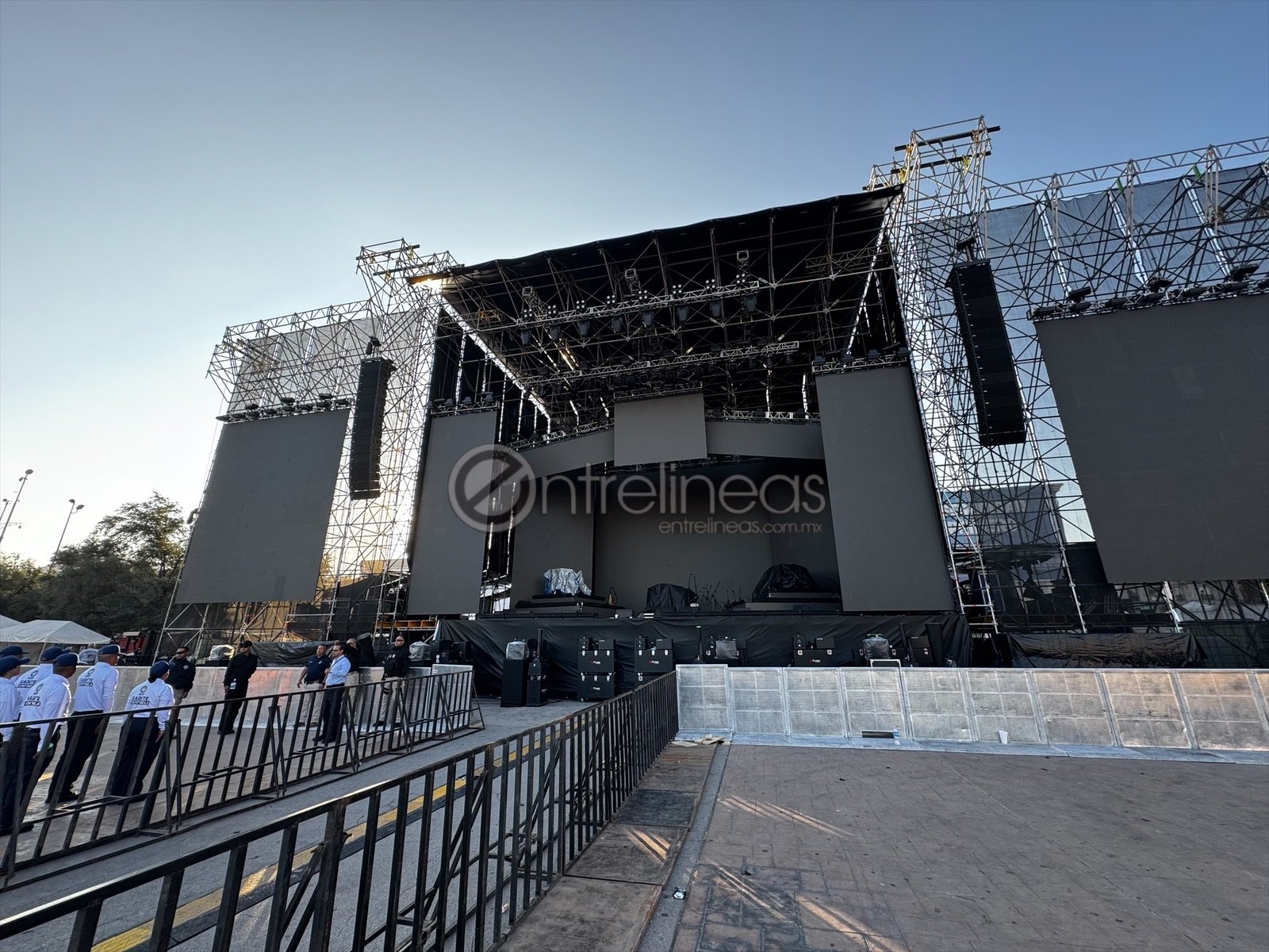 Listo escenario para el Grito de Independencia