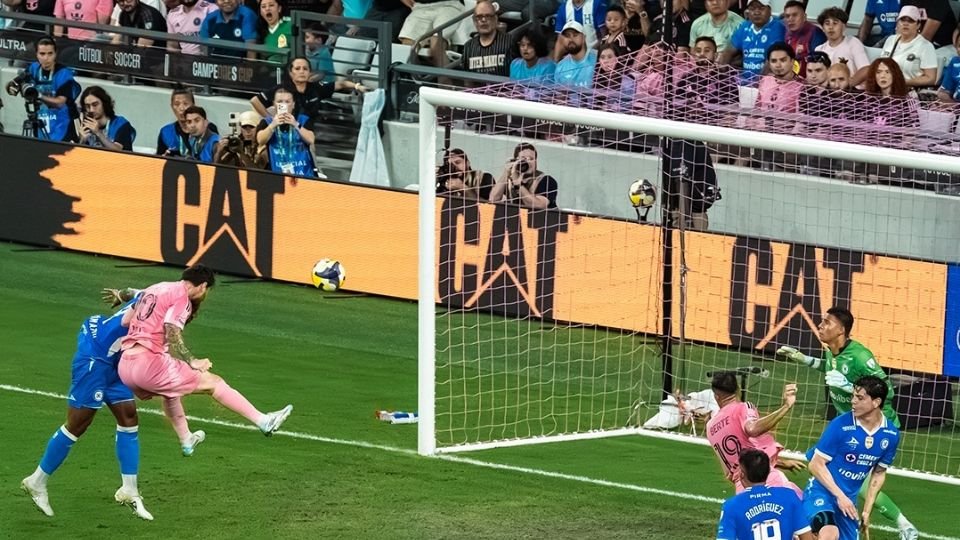 ¡Máquina! Messi conquista su gol 100 con el Inter Miami y la Campeones Cup tras vencer a Cruz Azul