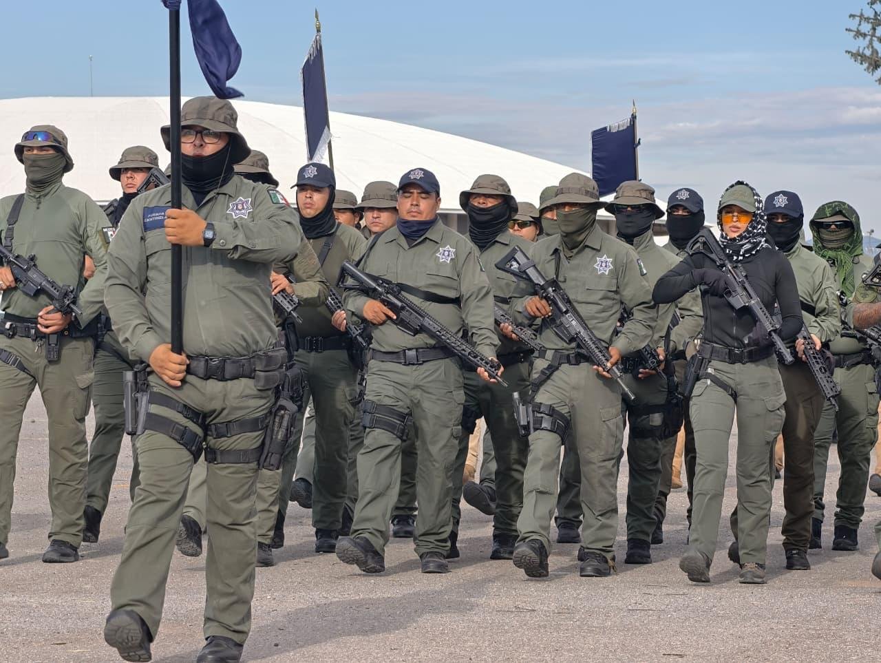 Más de 420 elementos de la SSPE se preparan para el desfile del 16 de septiembre