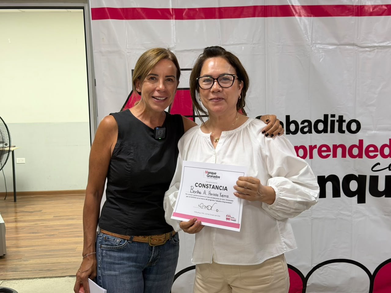 Seguimos impulsando la economía familiar desde las colonias: lleva Manque Sabadito Emprendedor a la Industrial