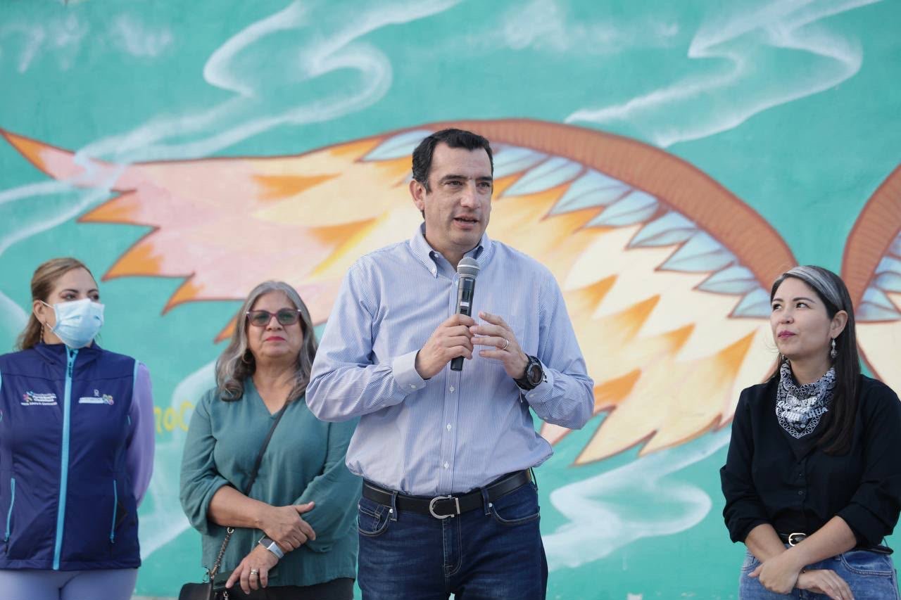 Inaugura Alcalde rehabilitación del Parque Mimbre Insurgentes gracias al Presupuesto Participativo