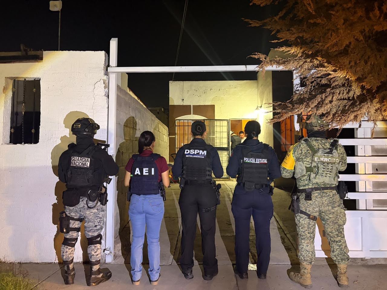 Participa Policía Municipal en dos cateos por investigación de robo a joyería