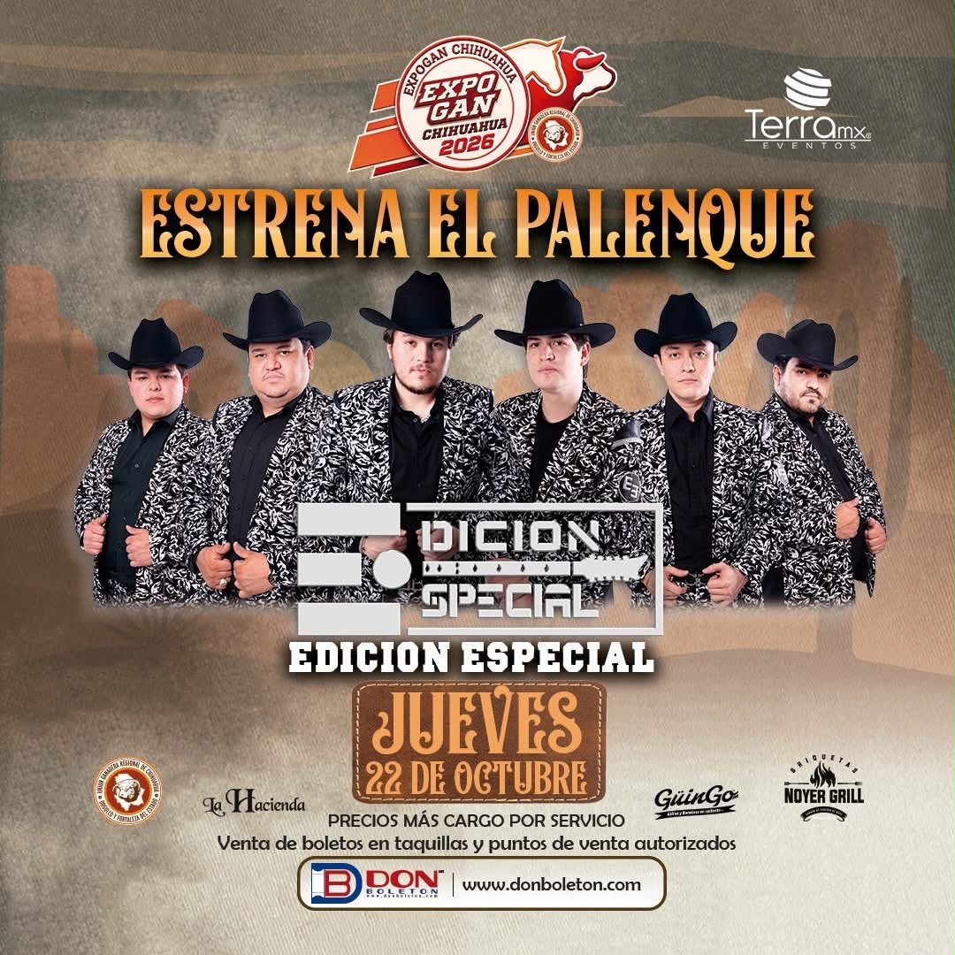 Edición Especial encabezará inauguración de palenque ExpoGan; se cancela Oscar Maydon