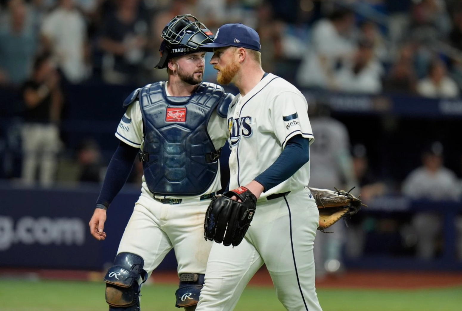 Rasmussen sin hit hasta el octavo rollo en la victoria 1-0 de Rays sobre Yankees