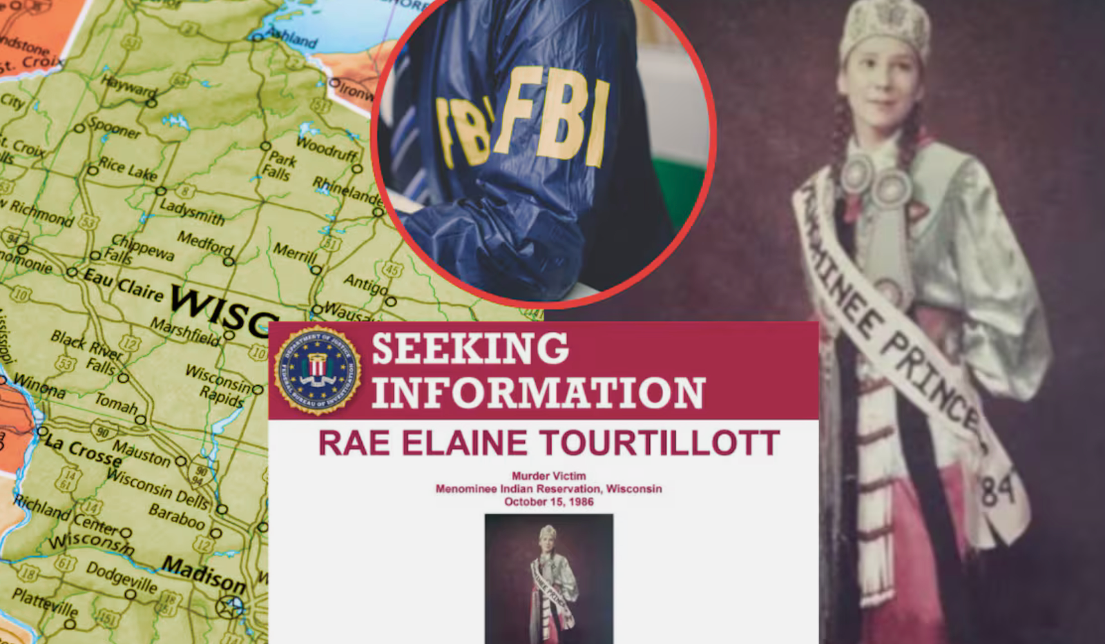 FBI ofrece 50 mil dólares por resolver feminicidio de princesa menominee en 1986